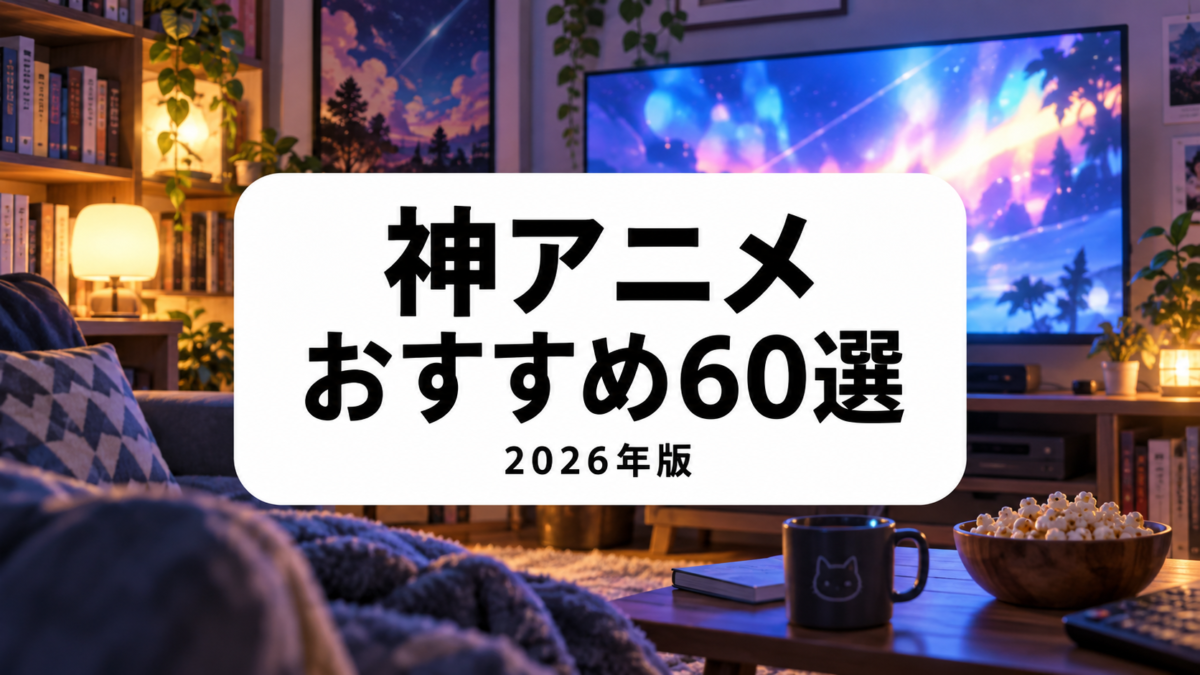 神アニメランキング60選【2026年版】歴代の名作をジャンル別に紹介