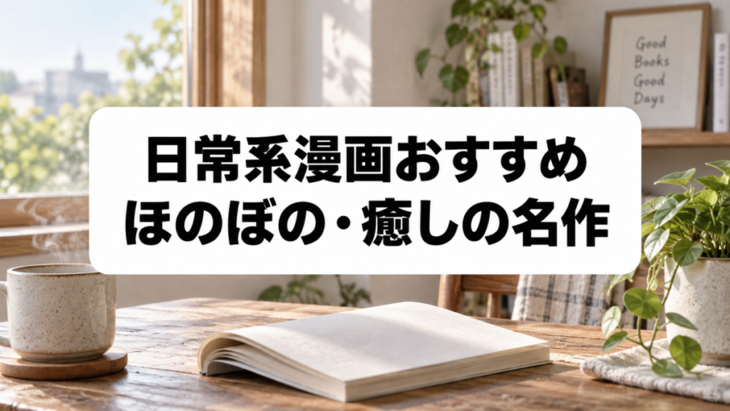 日常系漫画おすすめ36選のアイキャッチ画像