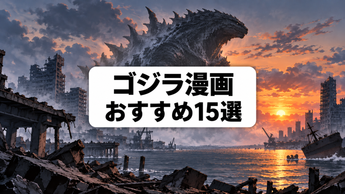 ゴジラ漫画おすすめ15選のアイキャッチ