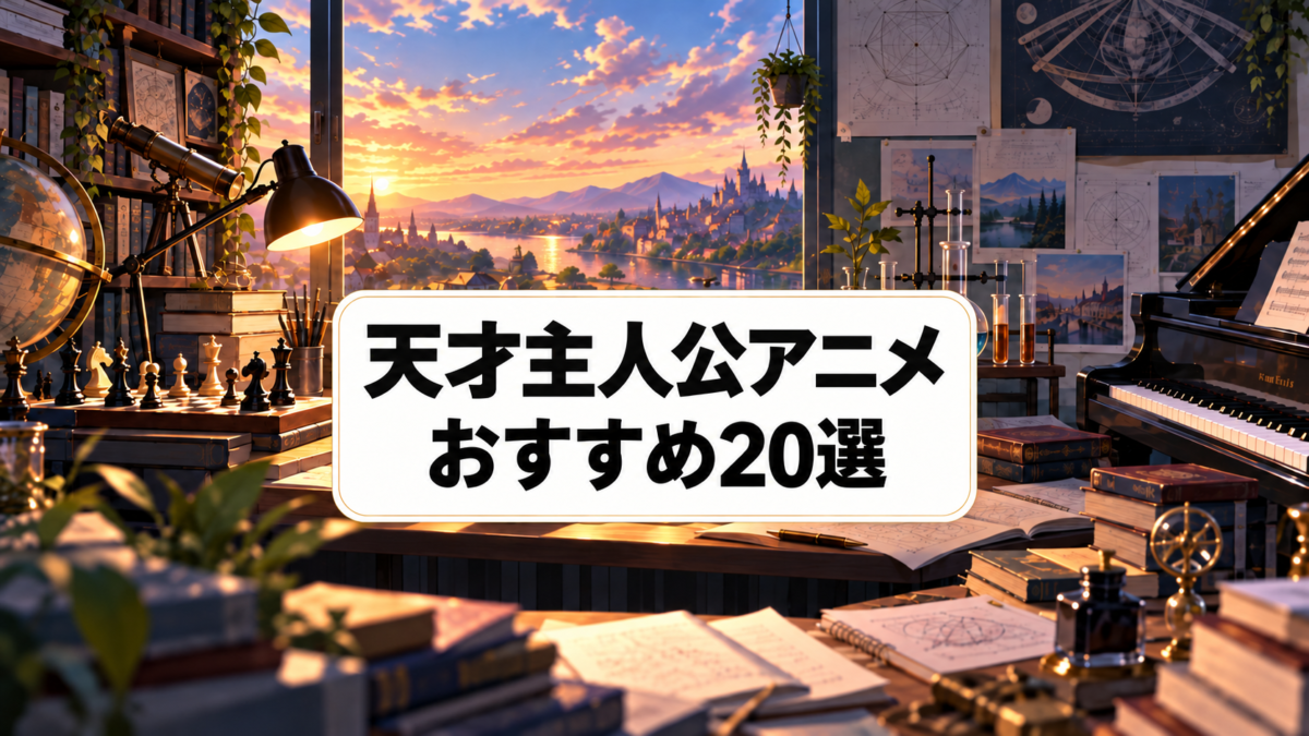 天才主人公アニメおすすめ20選のアイキャッチ画像