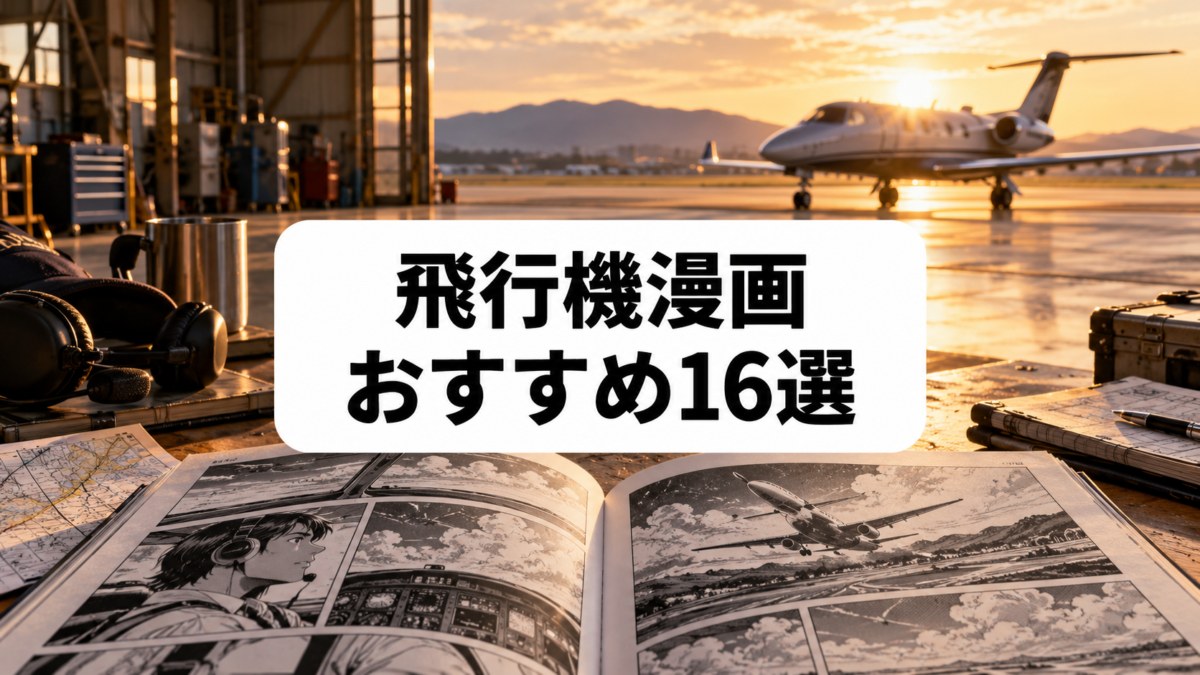 飛行機漫画おすすめ16選|戦闘機・旅客機・パイロットの空のドラマを厳選