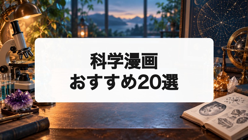 科学漫画おすすめ20選｜物理・化学・生物を楽しく学べる名作を厳選
