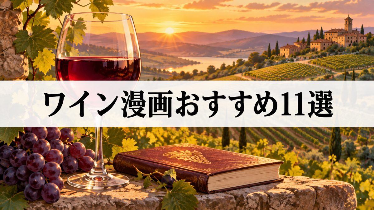 ワイン漫画おすすめ11選|『神の雫』からソムリエものまで楽しく学べる名作を厳選