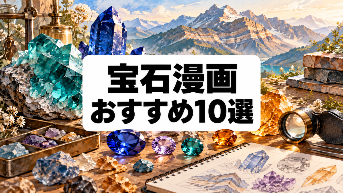 宝石漫画おすすめ10選のアイキャッチ
