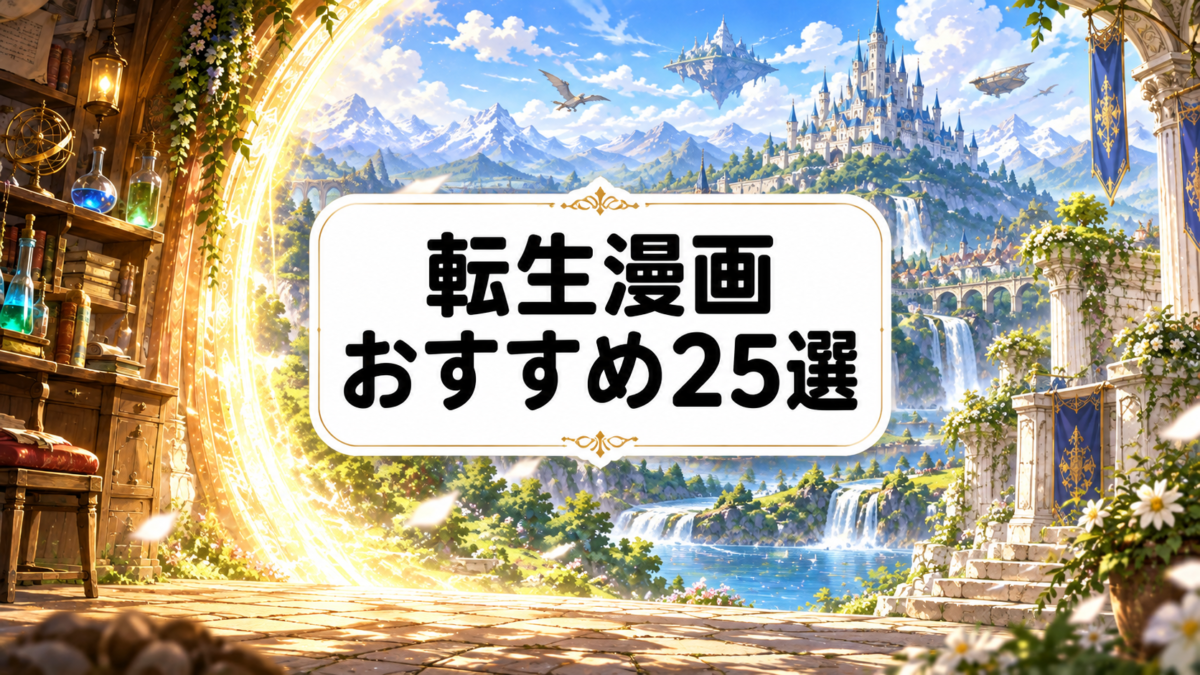 転生漫画おすすめ25選のアイキャッチ