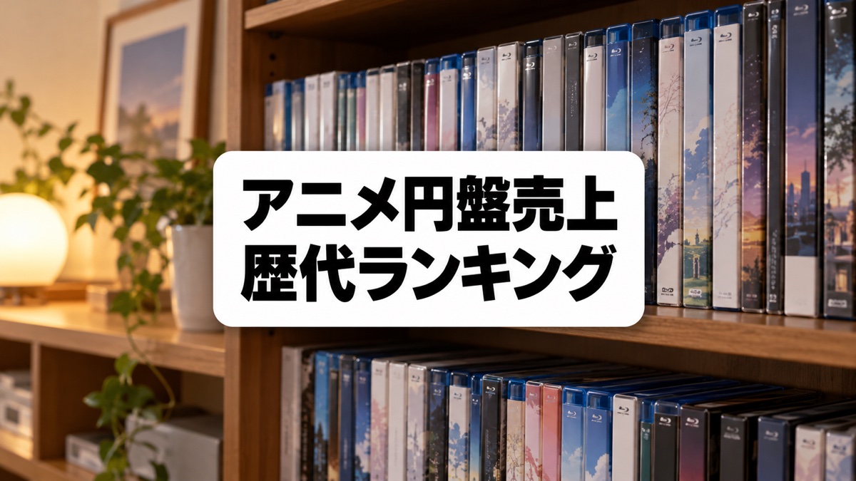 アニメ円盤売上の歴代ランキングTOP10|BD・DVDの記録と累平の見方を解説