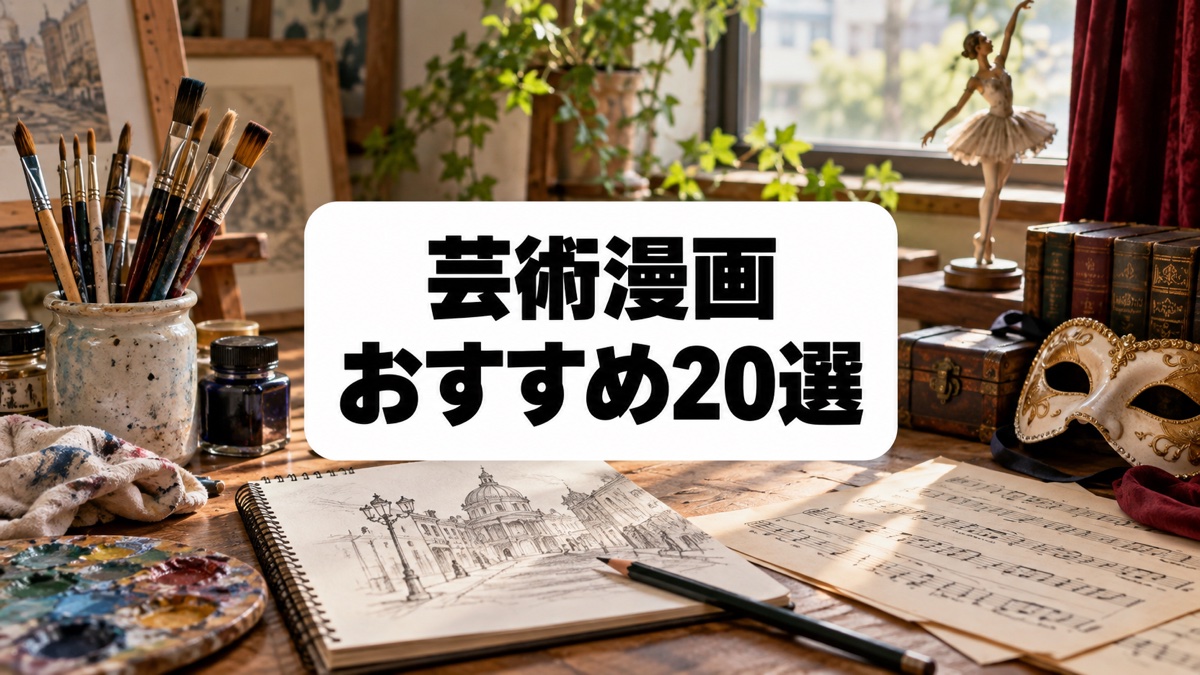 芸術漫画おすすめ20選のアイキャッチ