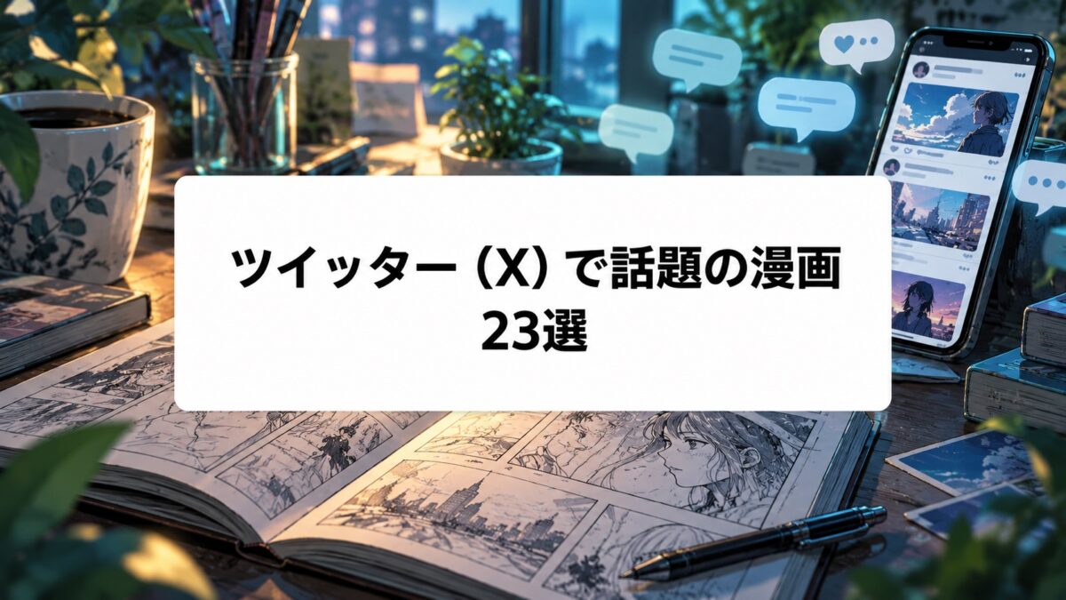 ツイッター（X）で話題の漫画23選｜SNS発・バズ作品を厳選