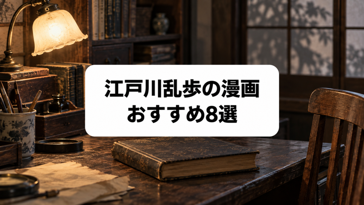 江戸川乱歩の漫画おすすめ8選