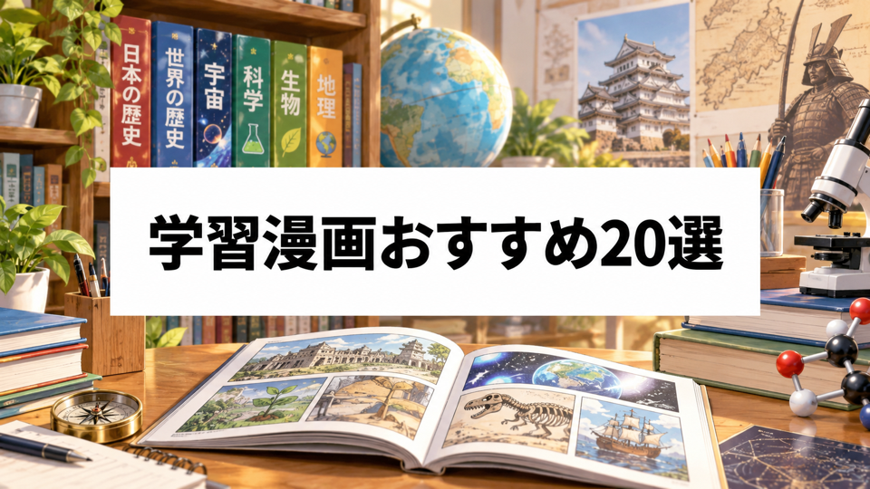 学習漫画おすすめ20選｜歴史・科学・伝記を楽しく学べる人気シリーズを厳選