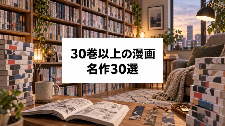 30巻以上の漫画おすすめ30選｜長くても一気読みしたくなる名作を厳選