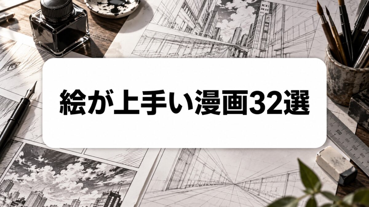 絵が上手い漫画32選｜圧倒的な画力・背景・構図に見惚れる名作を厳選