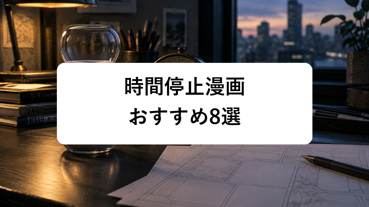 時間停止漫画おすすめ8選｜時を止める能力・時間操作を描いた名作を厳選