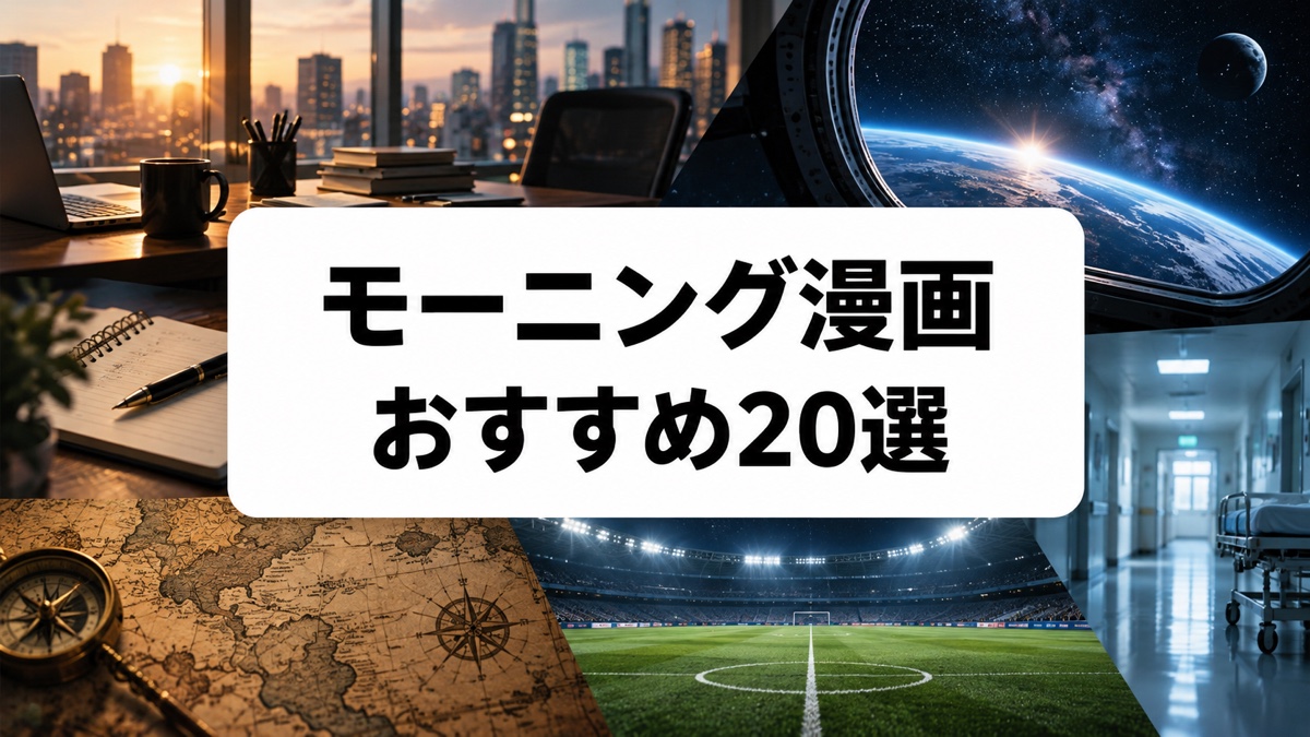 モーニング漫画おすすめ20選｜大人がハマる歴代名作・人気作を厳選