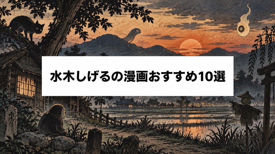 水木しげるの漫画おすすめ10選｜鬼太郎から戦争・昭和史の名作まで厳選