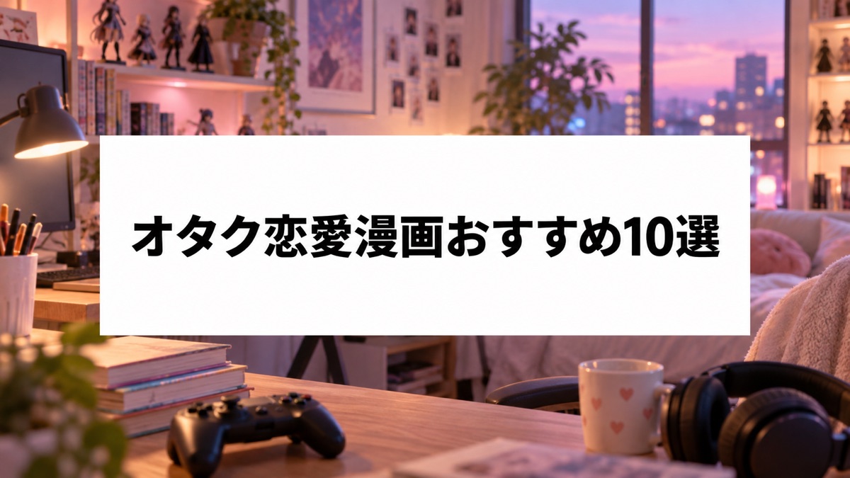 オタク恋愛漫画おすすめ10選｜趣味も恋も楽しむ共感度の高いラブコメ
