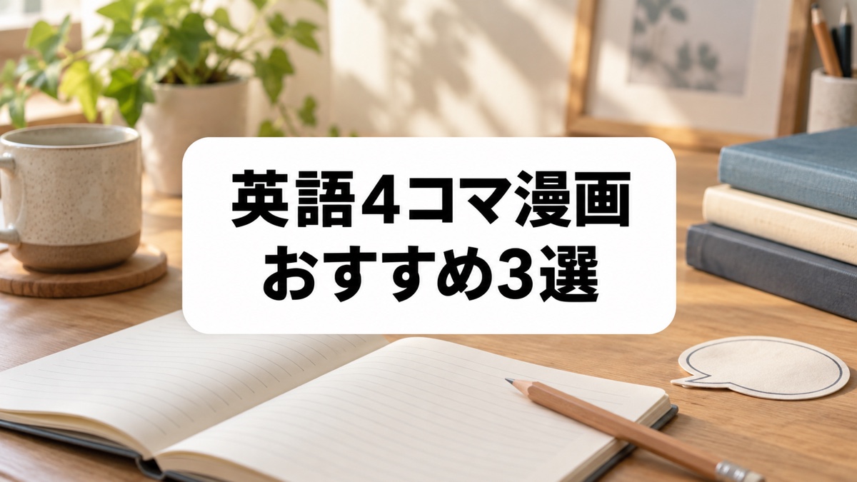英語4コマ漫画おすすめ3選｜スキマ時間で生きた日常表現を楽しく学べる作品を紹介