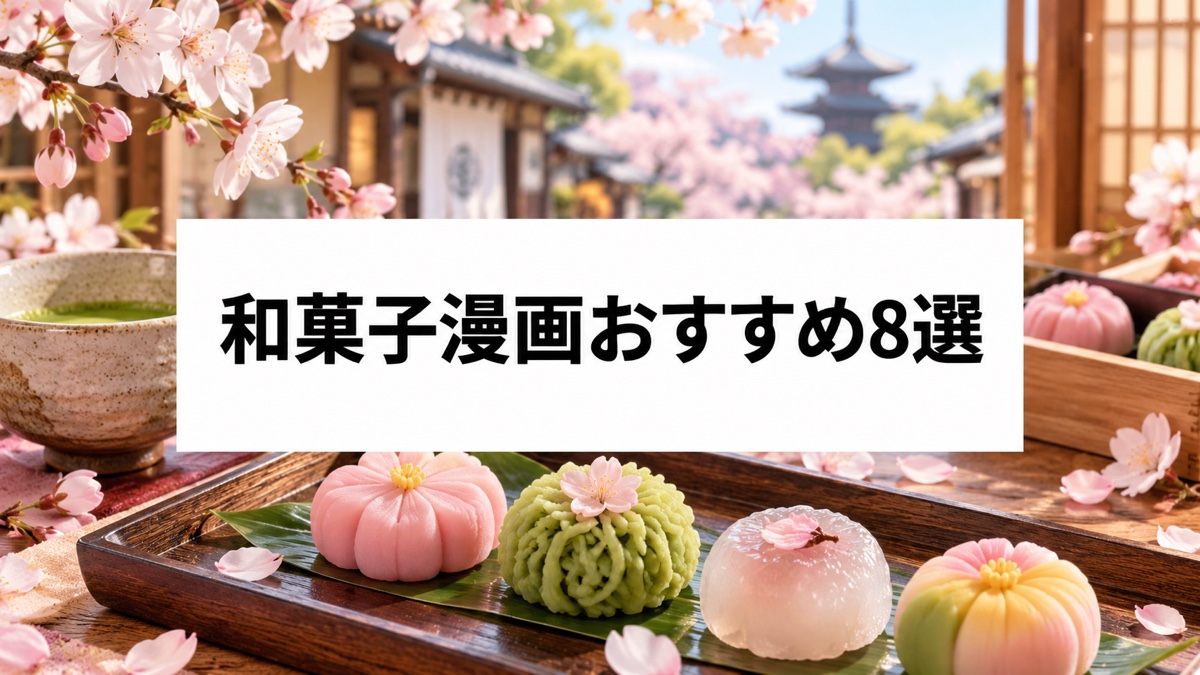 和菓子漫画おすすめ8選｜職人・老舗・季節の美しさを味わえる名作を厳選