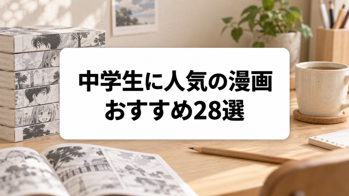 中学生に人気の漫画28選|男女問わず夢中になれるおすすめ作品を厳選